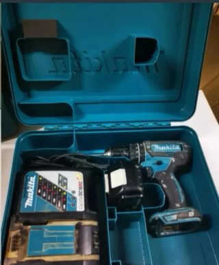 2 maletines makita para taladro y atornillador