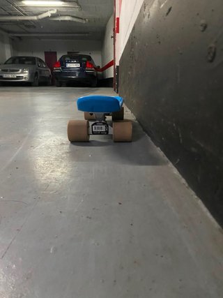 Skate azul tipo Penny