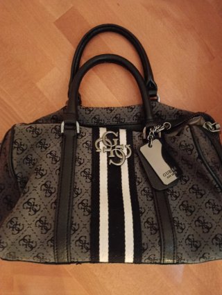 Bauletto Guess Grigio e Nero