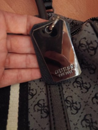 Bauletto Guess Grigio e Nero