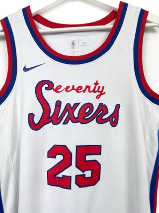 Camiseta Nike NBA Philadelphia 76ers USA #25 Retro