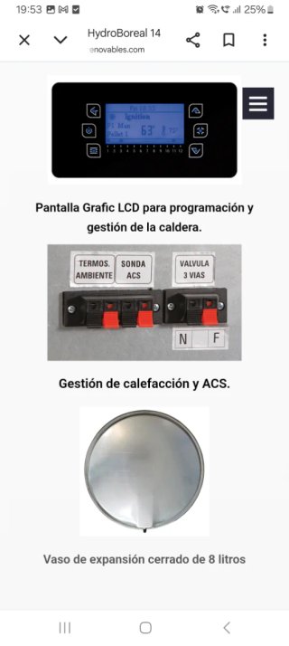 Caldera de pellet Boreal 14