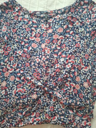 Vestido estampado floral Stradivarius Talla M