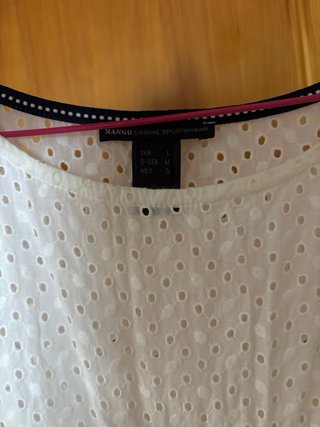 Vestido blanco con detalles