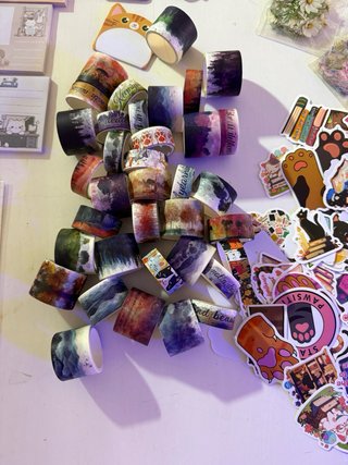 Lote Scrapbooking: Adhesivos, Cintas y Más