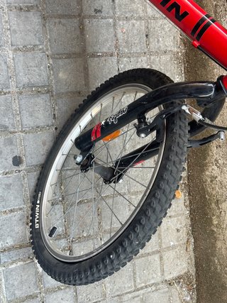 Bicicleta Infantil Btwin Roja