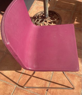 4 Sillas IKEA Púrpura Cuero