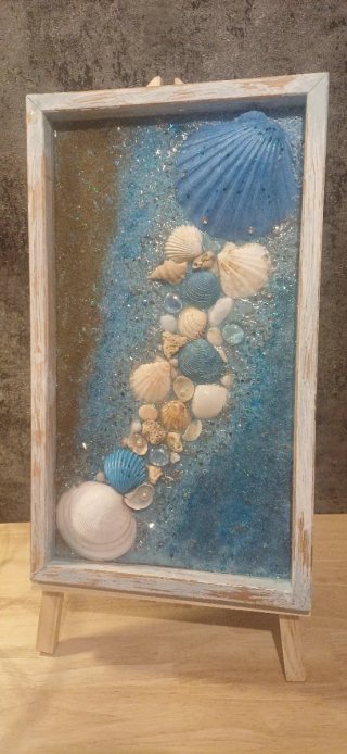 Cuadro Artesanía Conchas Marinas