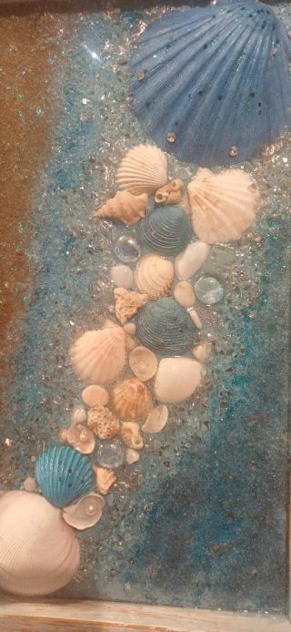 Cuadro Artesanía Conchas Marinas