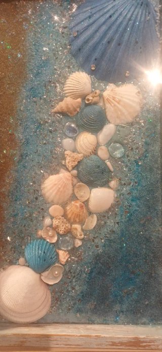 Cuadro Artesanía Conchas Marinas