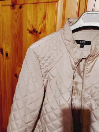 Giacca trapuntata OVS beige donna