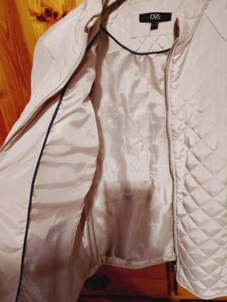 Giacca trapuntata OVS beige donna