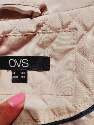 Giacca trapuntata OVS beige donna