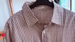 Vestido Oysho Cuadro Vichy Talla S