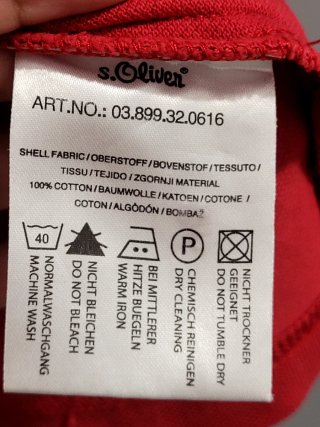 Polo s.Oliver Rojo