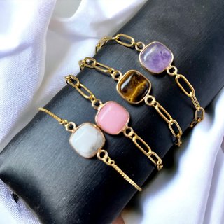 Pulseras doradas a medida