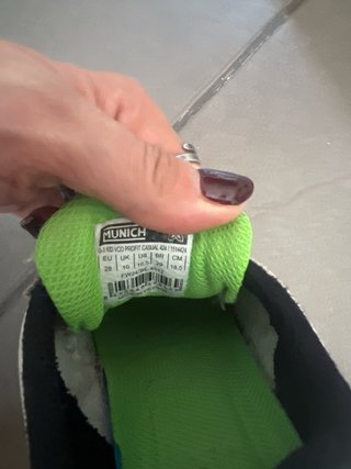 Zapatillas Munich niño velcro