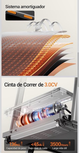 Cinta de Correr Plegable Lontec ¡sin uso!