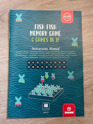 Juego de mesa Fish Fish Memory Game