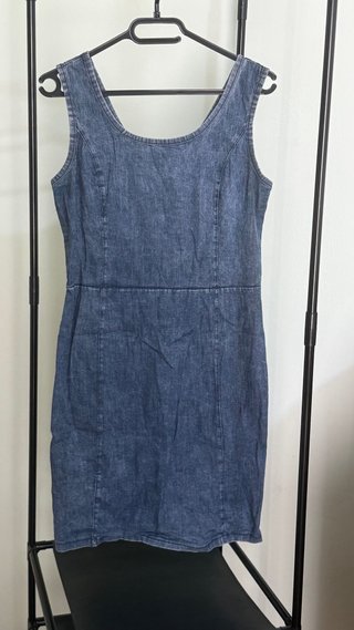 Vestito blu denim