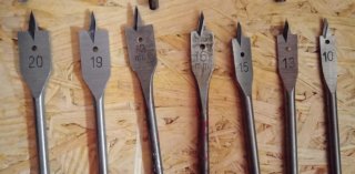 Kit completo Brocas pala madera surtidas