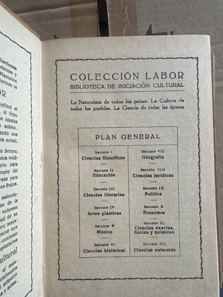 Libros colección LABOR