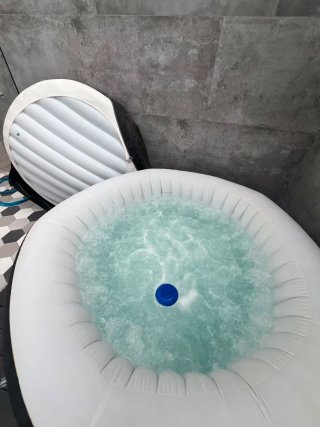 Lay-Z-Spa Miami Hinchable Negra