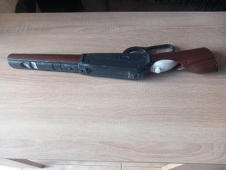 Rifle Wii sin uso