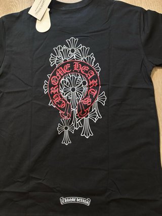 Camiseta Chrome Hearts Negra Talla M