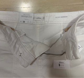 Bermuda vaquera Sfera blanca talla 36 nuevo