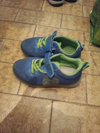 Scarpe bambino blu con lacci misura 30