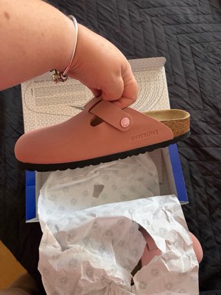Birkenstock Mules Rosa Tam 38 Originais Caixa