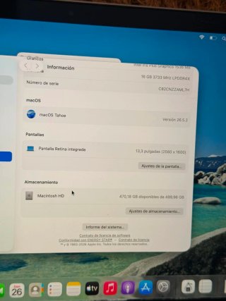 MacBook Pro 2020 16GB RAM 512GB SSD