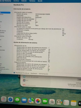 MacBook Pro 2020 16GB RAM 512GB SSD