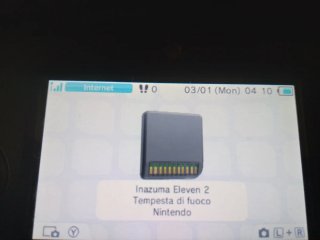 Gioco nintendo ds Inazuma Eleven 2 Tempesta Fuoco