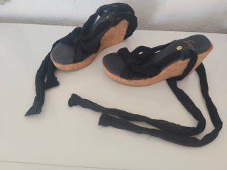 Sandalias de cuña