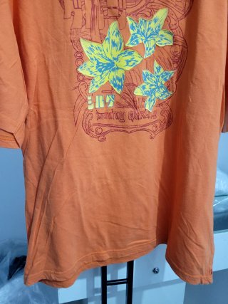 Camiseta Tommy Hilfiger Naranja Talla XL