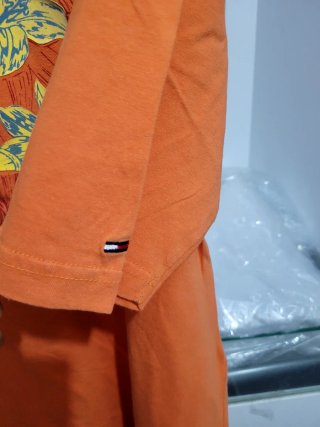 Camiseta Tommy Hilfiger Naranja Talla XL