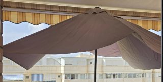Toldo terraza/jardín con base de 40kg