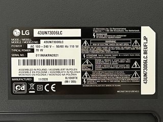 Televisor LG Smart TV de 43 pulgadas
