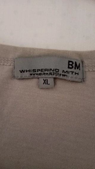 Camiseta Whispering Myth Gris Talla XL