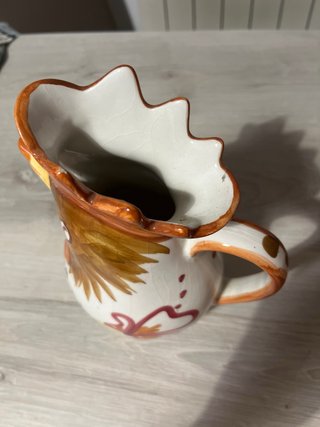 Brocca gallo Bassano ceramica