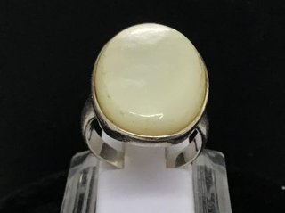 Anillo Bisutería 925 Piedra Blanca