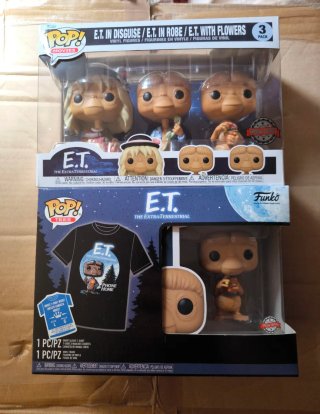 E.T. 3 Pack + T-shirt Funko POP