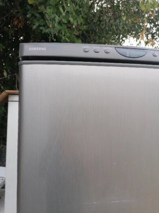 Nevera Samsung plateada