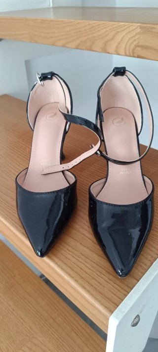Décolleté nere tacco 36
