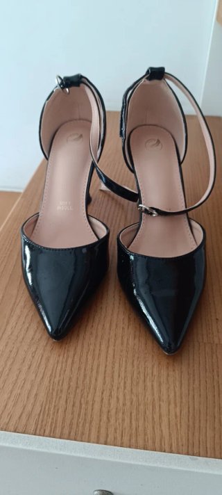 Décolleté nere tacco 36