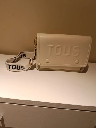 Bolso bandolera Tous beige