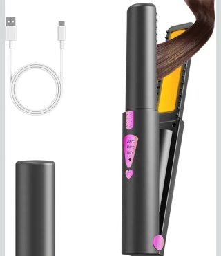 Piastra Capelli Senza Fili 2-in-1 a batteria