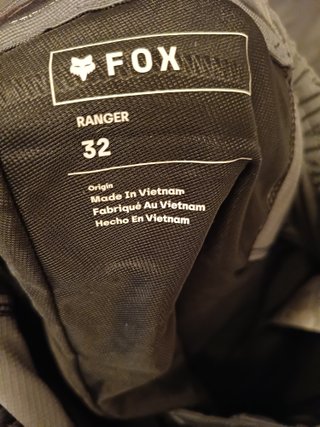 Equipación FOX Ranger Air Off Road